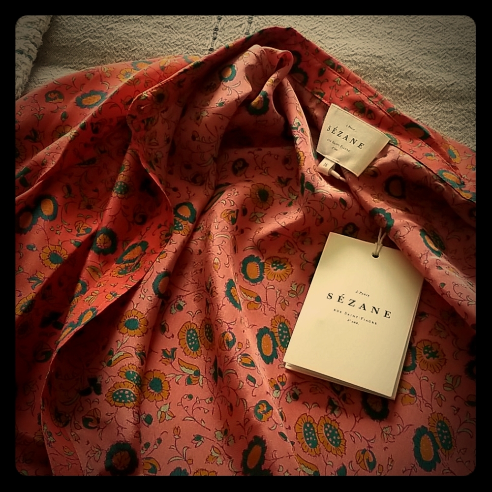 Sezane chemise Pierro soie